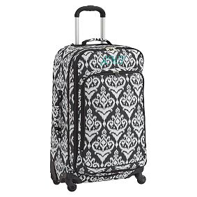 Jet Set Damask Chandelier Checked Spinner