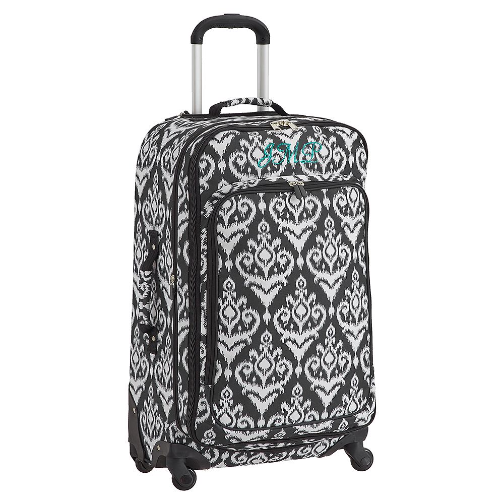Jet Set Damask Chandelier Checked Spinner