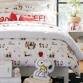 Peanuts&#174;  Flannel Duvet Cover + Sham