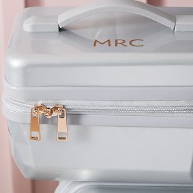 Sleepover Silver Hard-Sided Cosmetic Case