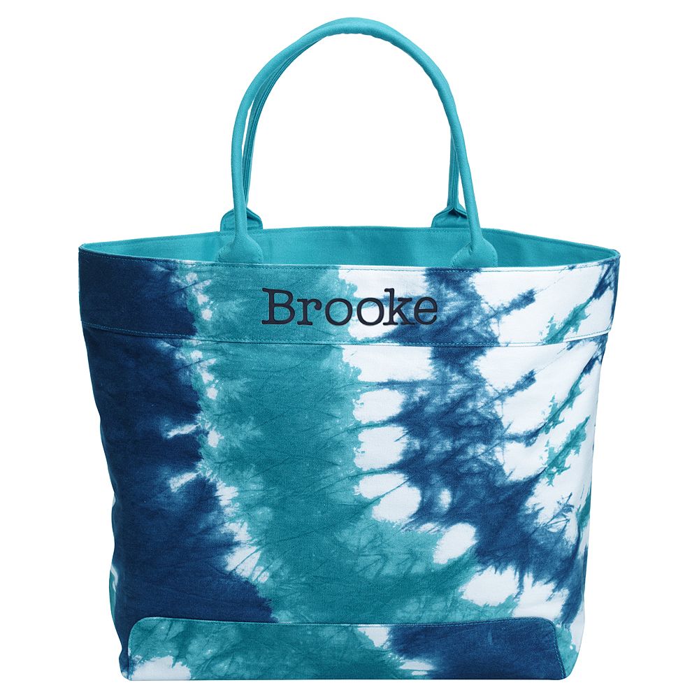 Beach Tote Blue Tie Dye