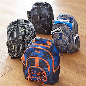 Gear-Up Black Camo Backpack