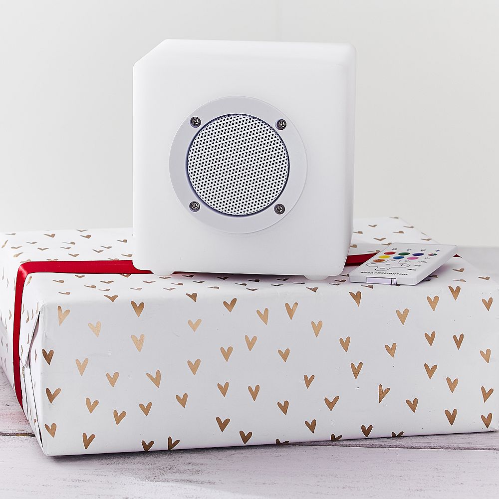Light Up LED Bluetooth&#174; Small Speaker Cube