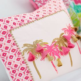 Lilly Pulitzer Palm Pillow Cover