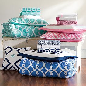 Links A Lot Comforter &amp; Sham, Bright Pink