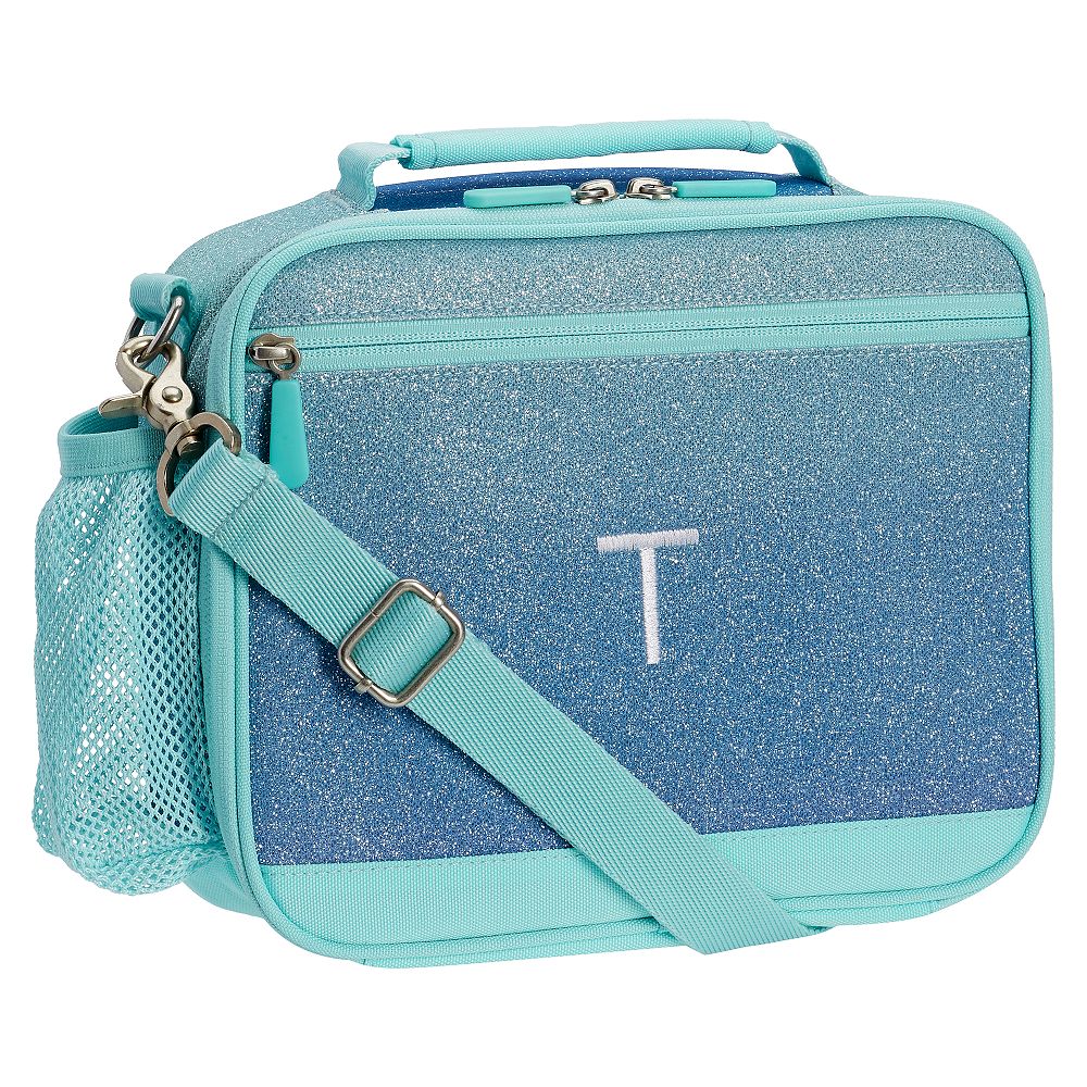 Gear-Up Purple/Pool Ombre Glitter Cold Pack Lunch Bag
