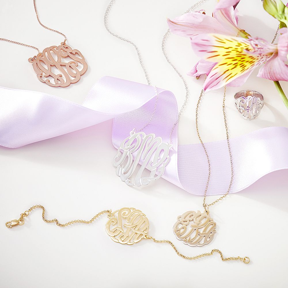 Monogram Cursive Pendant