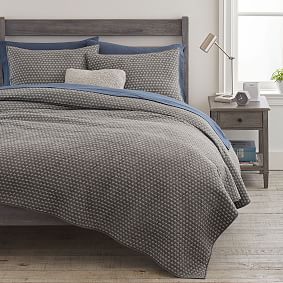 Open Box:  Denim Stitch Quilt &amp; Sham