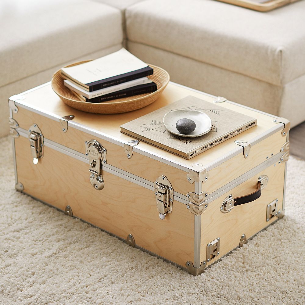 Natural Birch Trunk with Silver Trim