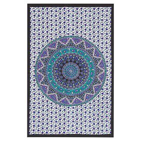 Printed Tapestries, Navy/Purple