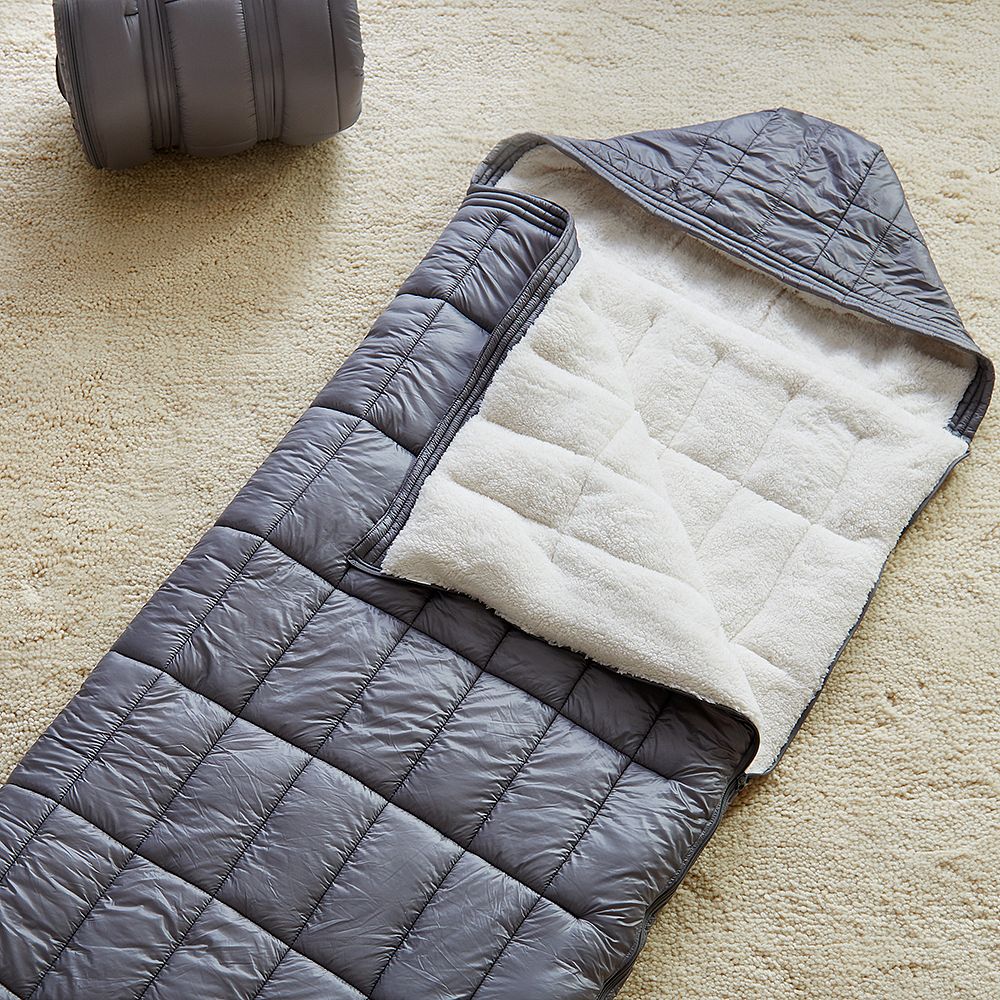Gray Polar Puff Sleeping Bag