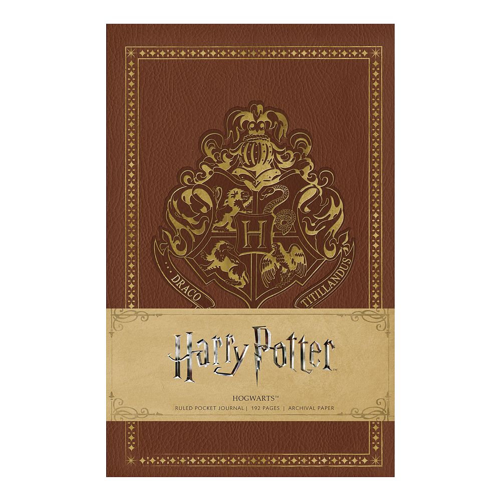 HARRY POTTER&#8482;HOGWARTS&#8482; Ruled Pocket Journal