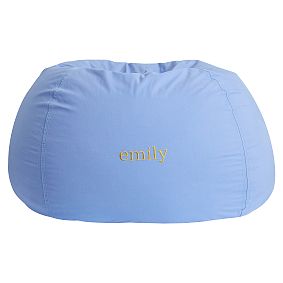 Hydrangea Washed Twill Bean Bag Chair