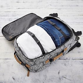 Northfield Black Paisley Carry-On Spinner