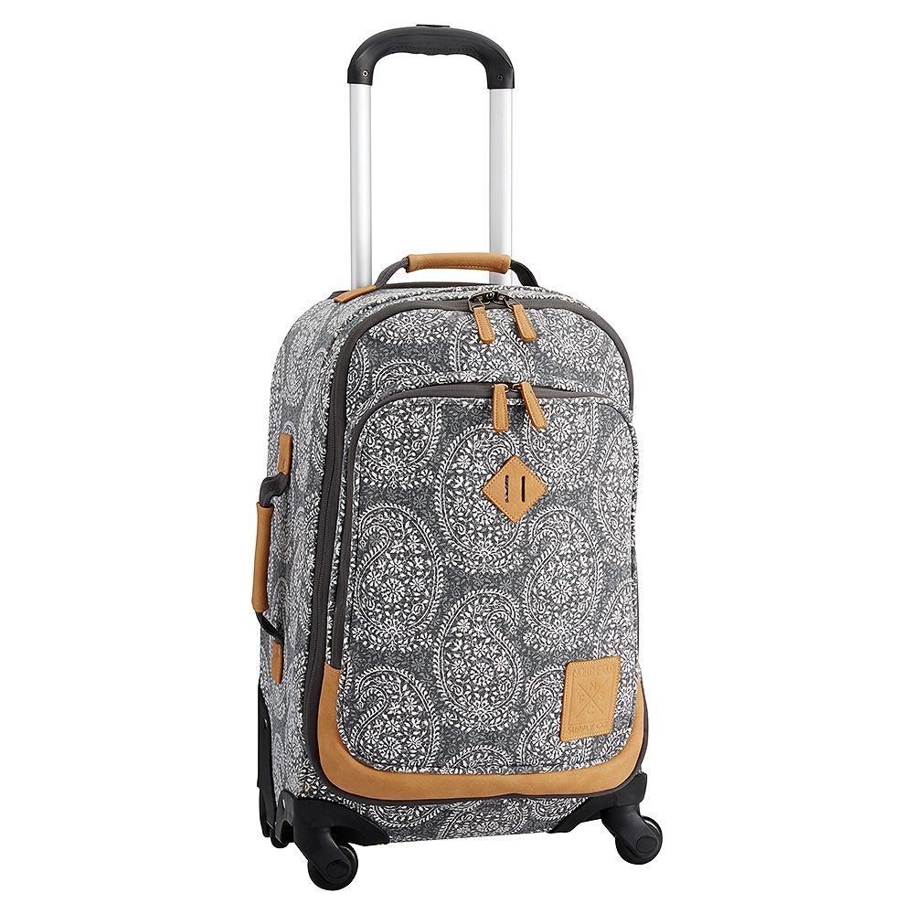Northfield Black Paisley Carry-On Spinner