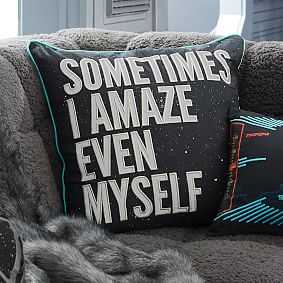 <em>Star Wars</em>&#8482; Han Solo&#8482; Quote Pillow Cover