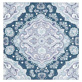 Paisley Tapestry, Navy/Teal