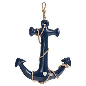 Paper Mache Anchor Wall Decor