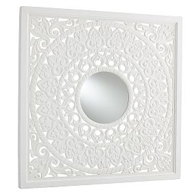 Ornate Wood Mirror