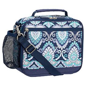 Gear-Up Navy Deco Medallion Cold Pack Lunch Bag