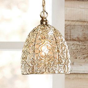 Junk Gypsy Wire Glass Pendant