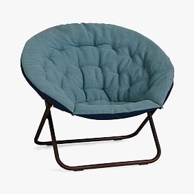 Jute Cotton Blend Dark Blue Hang-A-Round Chair
