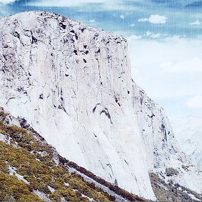 Panoramic Mountain Tapestry