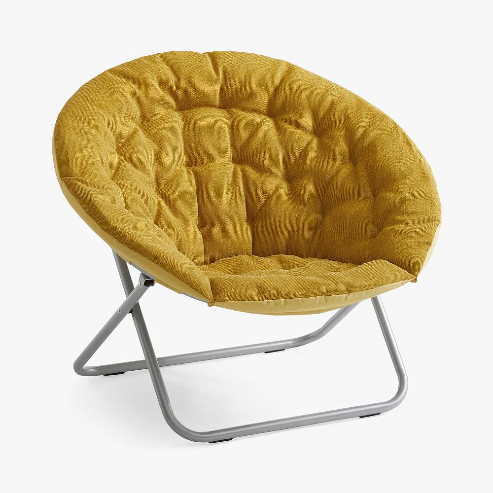 west elm x pbt Basket Slub Dark Horseradish Hang-A-Round Chair