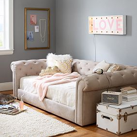 Cushy Roll-Arm Daybed