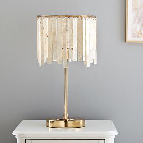 Capiz Strip Table Lamp