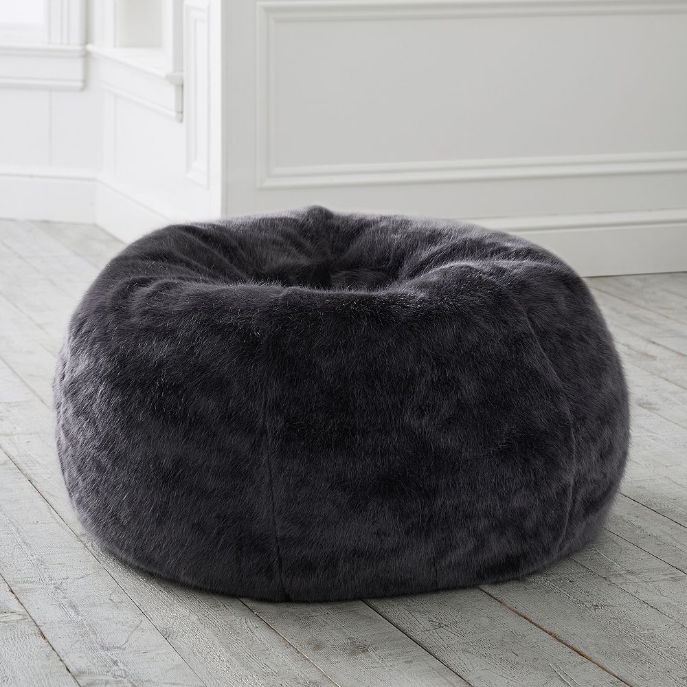 Iced Faux-Fur Periscope Bean Bag Chair