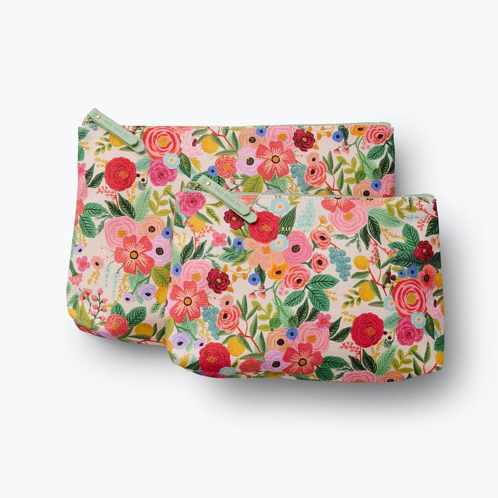 Rifle Paper Co. Garden Party Zippered Pouch Set | Pottery