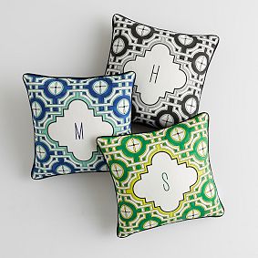 Grace Geo Monogram Pillow Cover