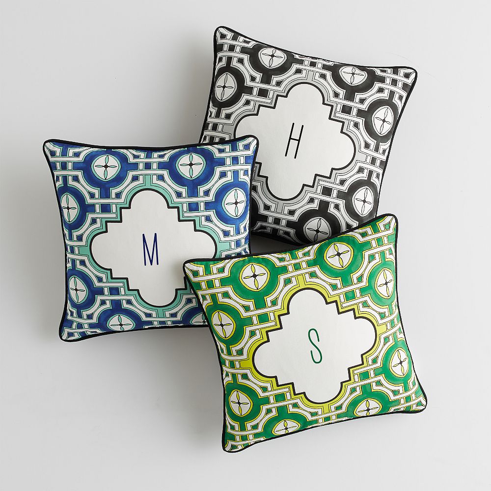 Grace Geo Monogram Pillow Cover