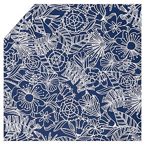 Morgan Floral Duvet Cover, Royal Navy