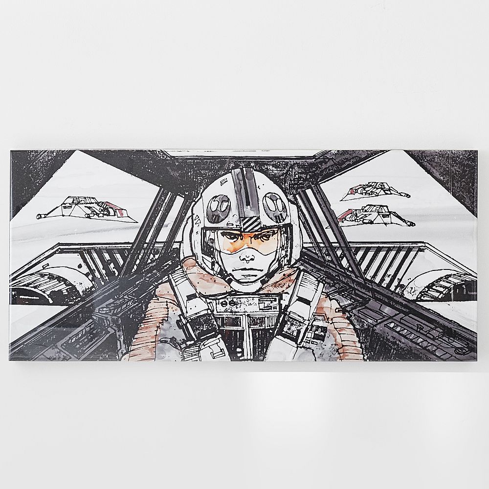 <em>Star Wars</em>&#8482; Canvas Concept Art: Luke Skywalker&#8482;, 37.5&quot;x17&quot;