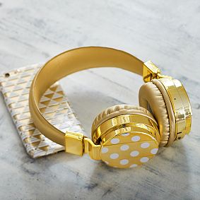 Gold Dot Headphones