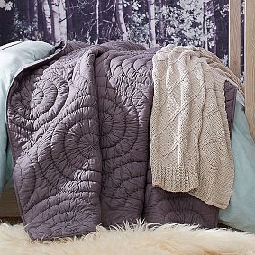 Organic Diamond Weave Throw