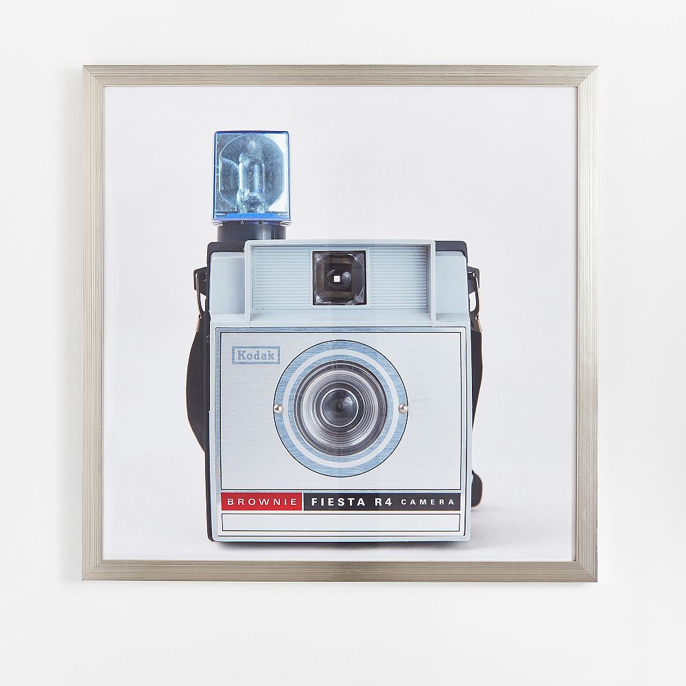 Oversized Camera Framed Art, 40&quot;x40&quot;