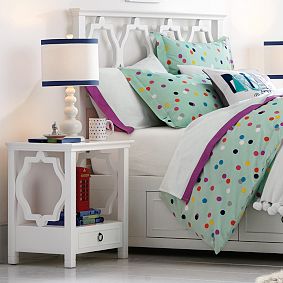 Ribbon Trim Table Lamp Shade