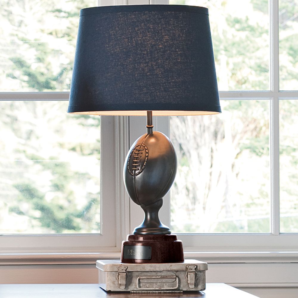 Sports Trophy Table Lamp, Football