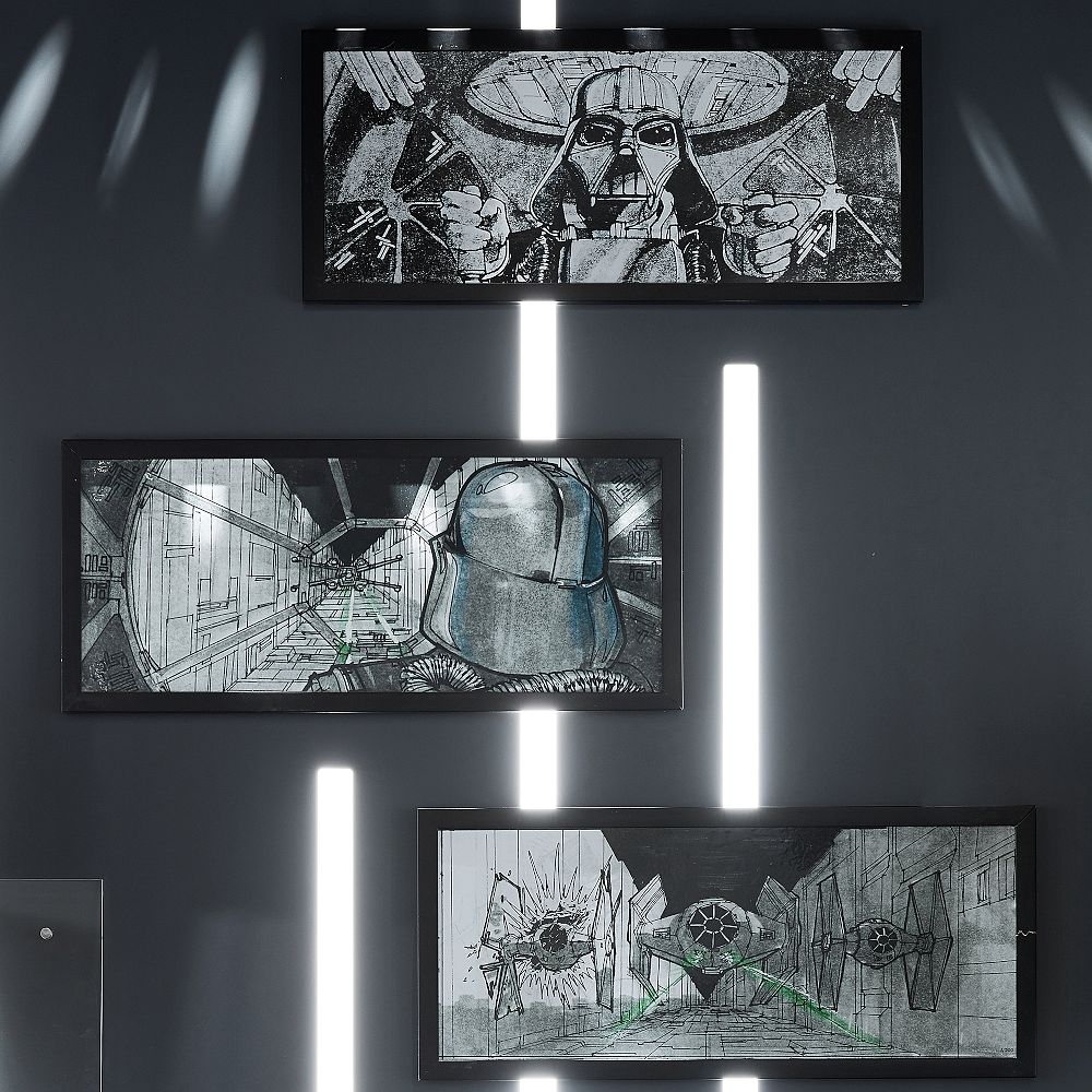 <em>Star Wars</em>&#8482; Framed Story Board Art, Set of 3