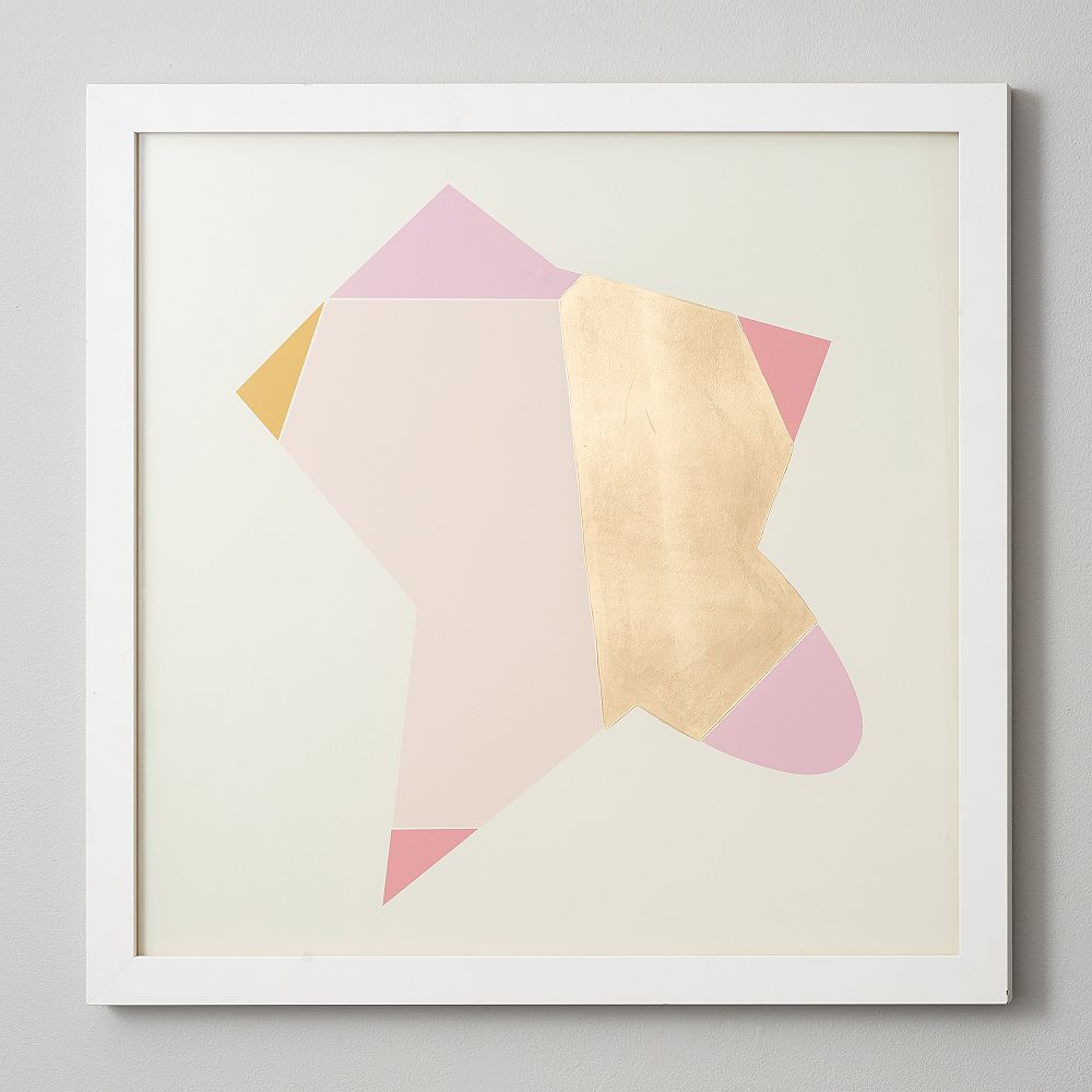 Starburst with Gold Leaf Framed Art