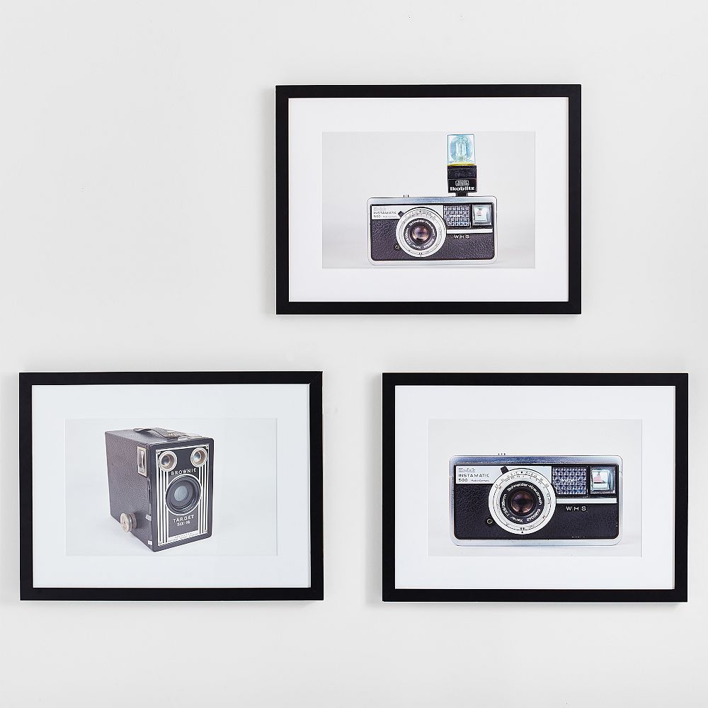 Vintage Camera Framed Art, 28&quot;x21&quot;