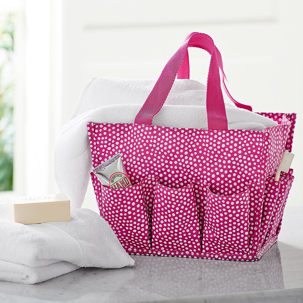Essential Bath Beauty Set, Mini Dot, Pink