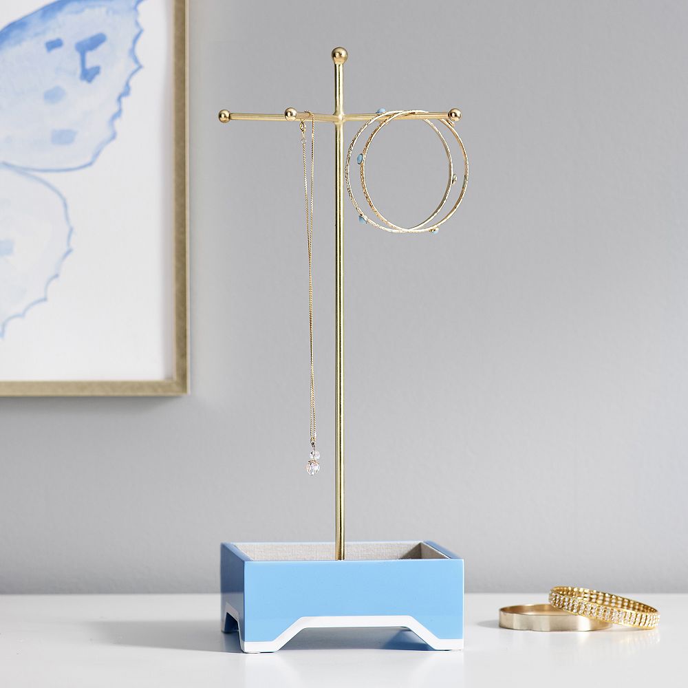 Ornate Lacquer Jewelry Stand