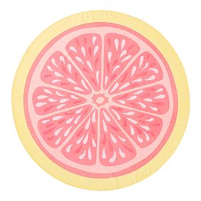Pink Lemonade Round Beach Towel UPF 50+