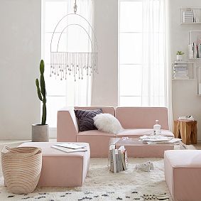 Whitewash Cane Storage Baskets