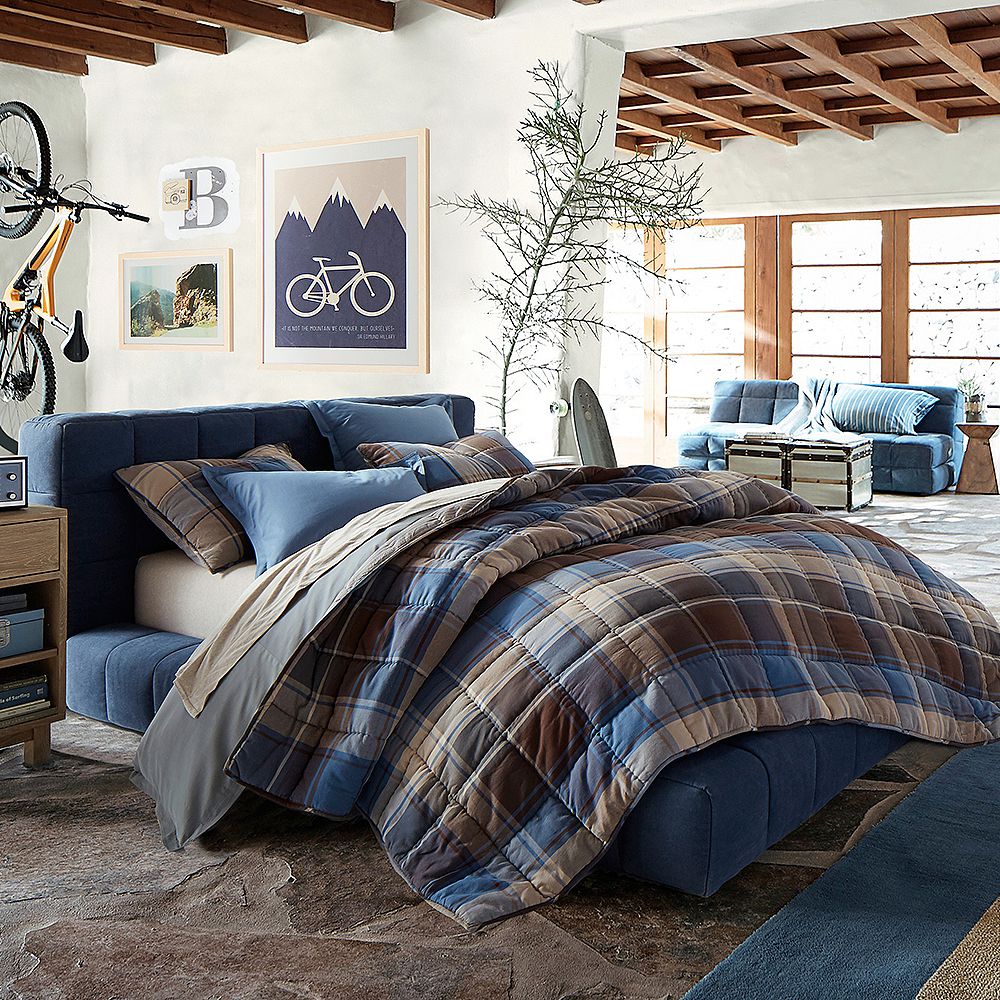 Canyon Plaid Quilt &amp; Standard Sham