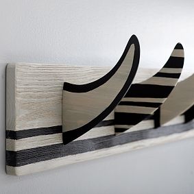 Surf Fin Wall Hook